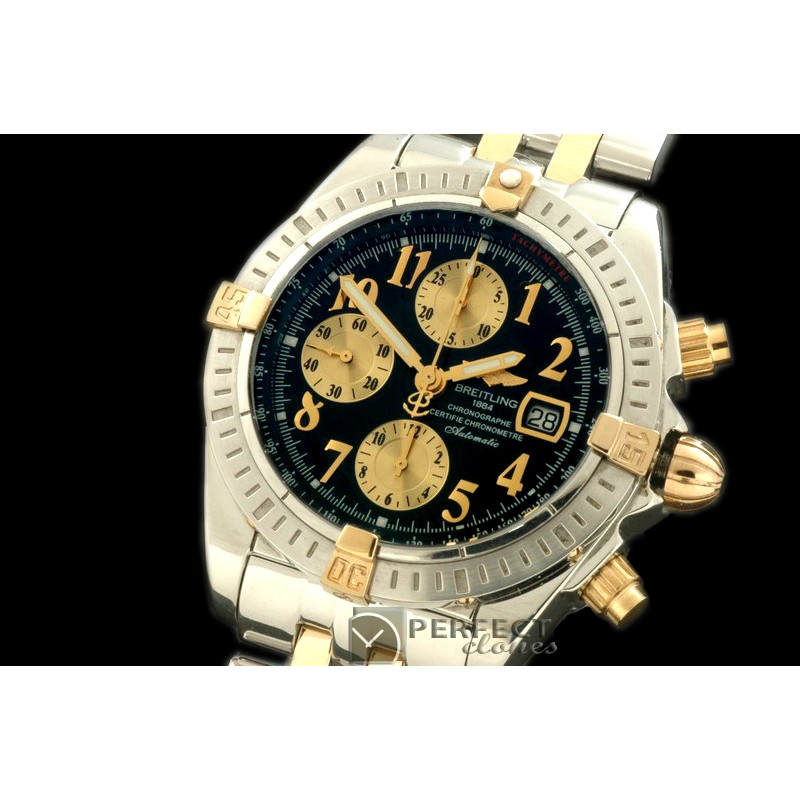 BLEV00212 Chronomat Evo SS/YG Black Num A-77528800