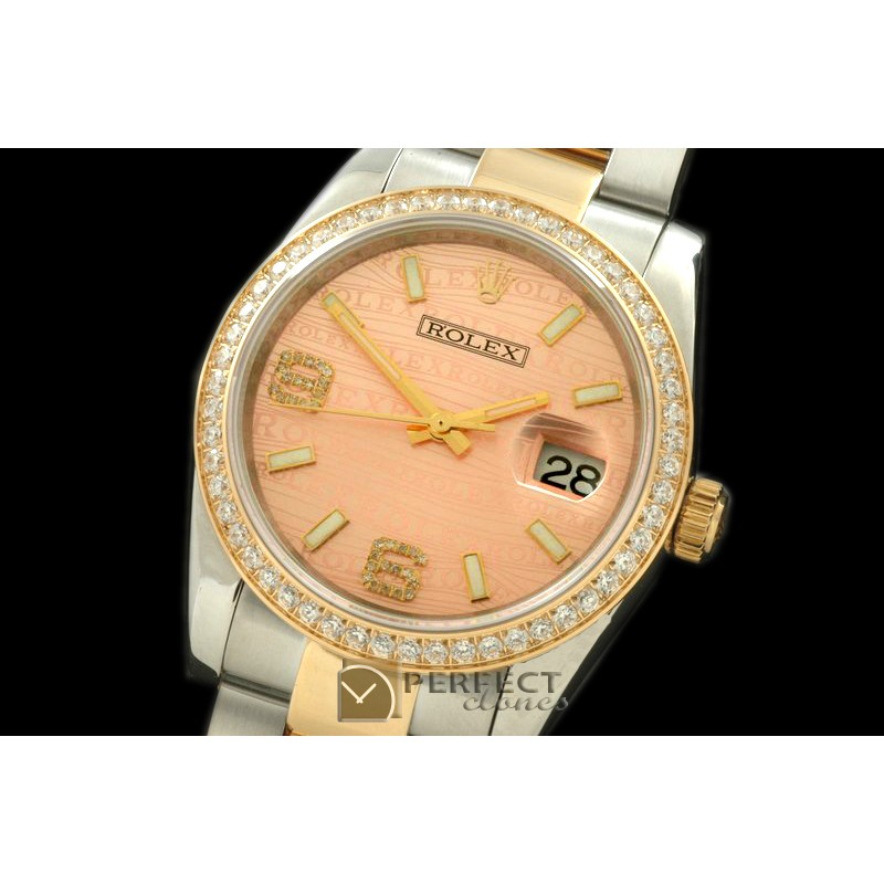 RDJMT00014AD SS/YG TT Salmon Asian Eta 2836/3135-Real Diamond