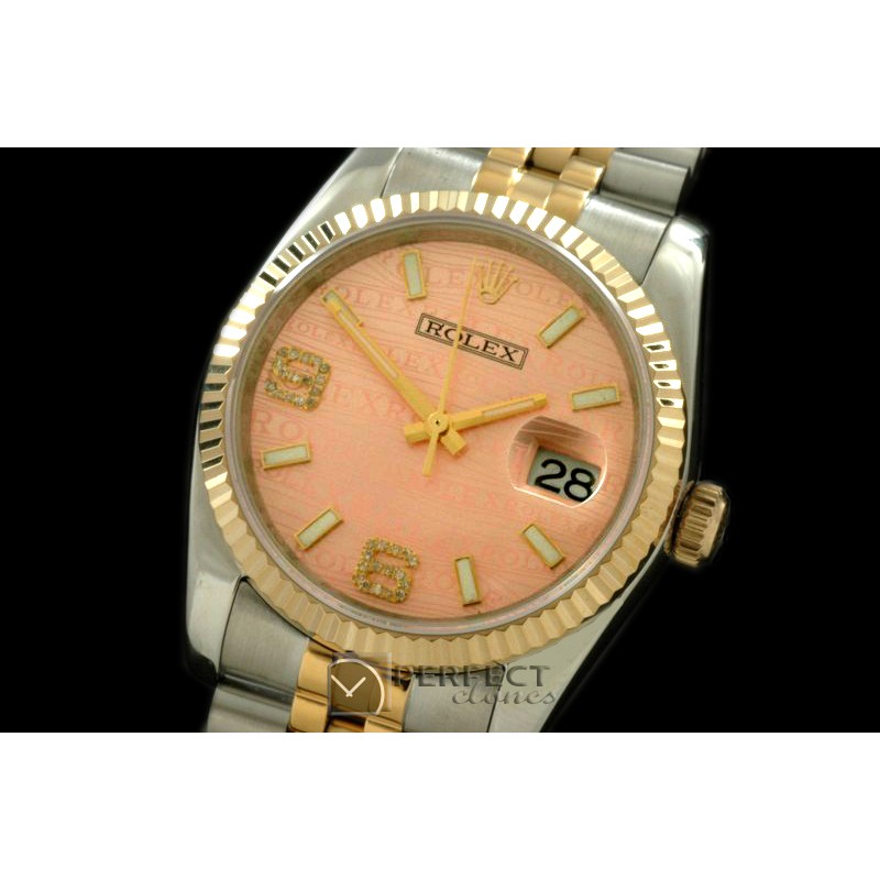 RDJMT00054A SS/YG TT Salmon Asian Eta 2836/3135- Real Diamond
