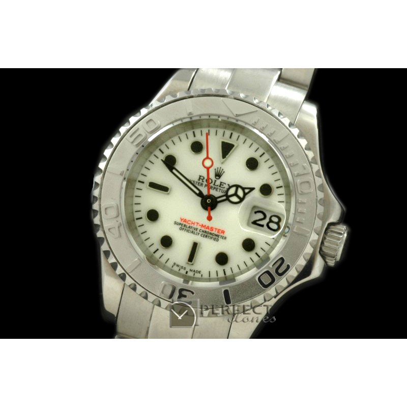 RYMLD00112 Yachtmaster Lady SS White Asian ST-6 21J