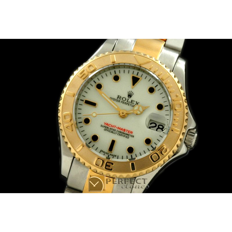 RYMIDT00112 Yachtmaster Mid SS/YG White Asia 2813
