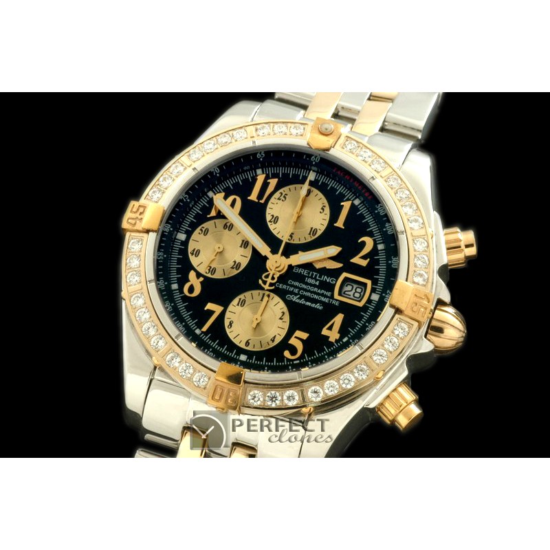 BLEVB00212 Chronomat Evo SS/YG Blacj Num A-77528800