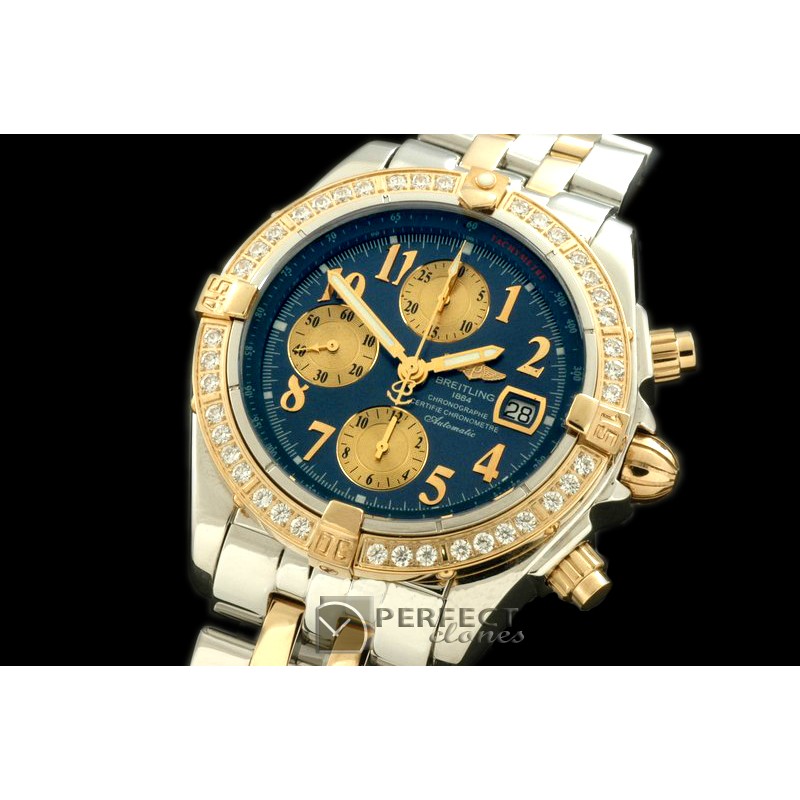 BLEVB00213 Chronomat Evo SS/YG Blue Num A-77528800