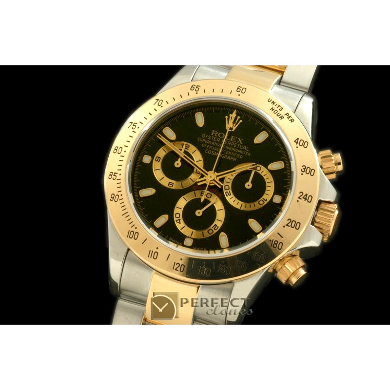 RLDT00102 Daytona 116523 YG/SS Black Stick A-775Sec@6 28800