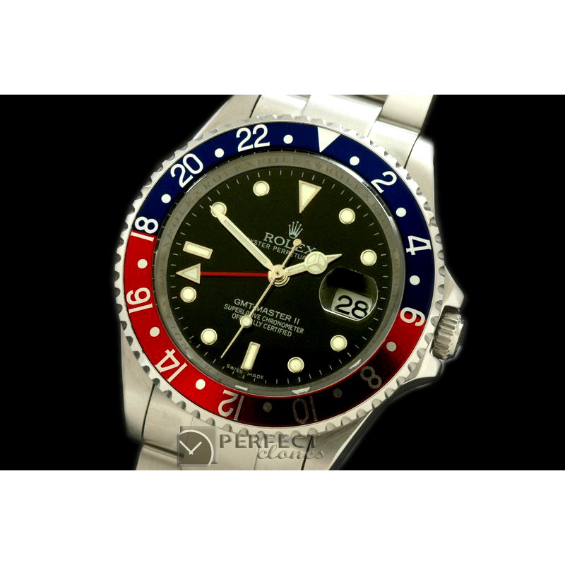 RLGS00155 GMT II 1671SS Blue/Red Asian 2813 21J