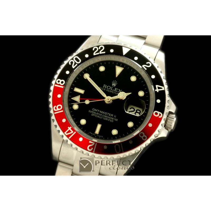 RLGS00151 GMT II 1671SS Black/Red Asian 2813 21J