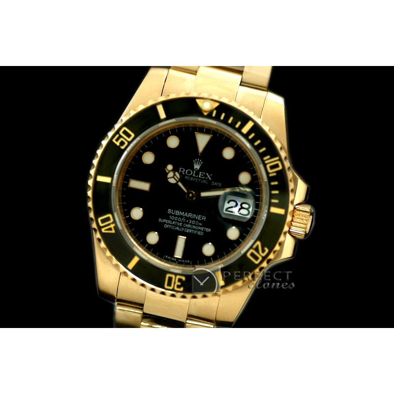 RLSF00001 116619 Black FG Sub Swiss 2836/3135