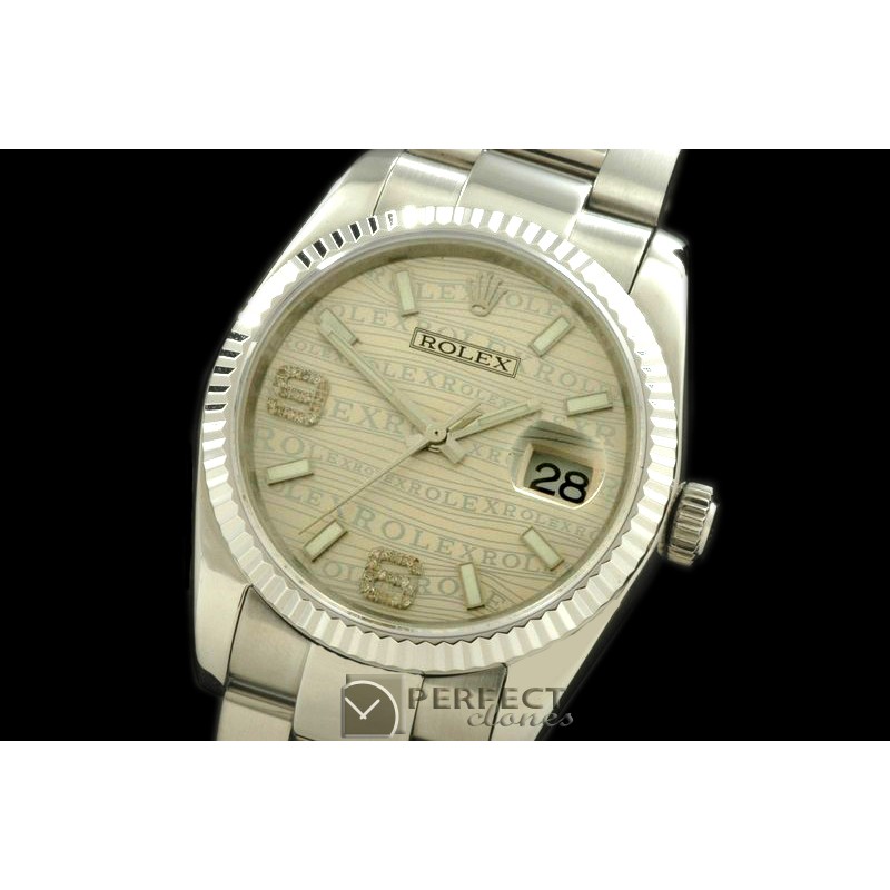RDJMS00051 SS/SS OYS Silver Asian 2813 - Real Diamonds