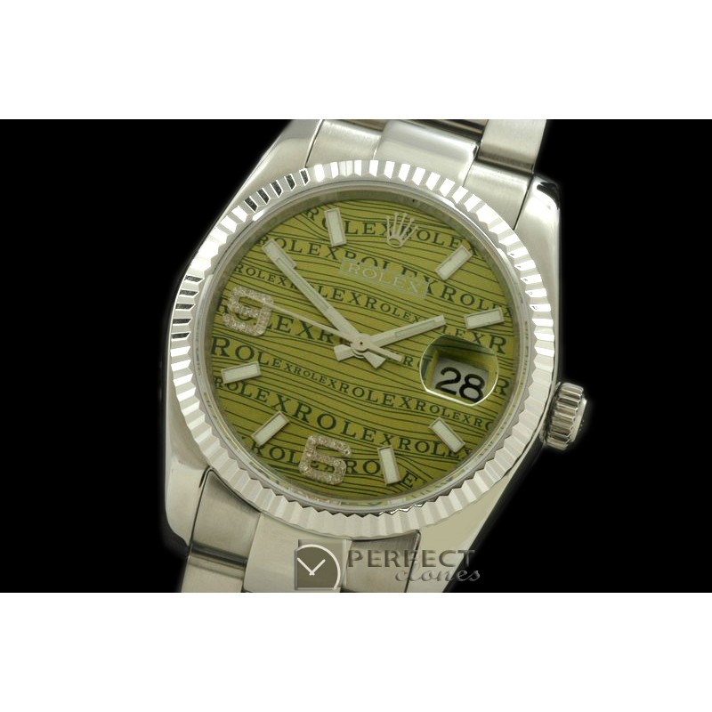 RDJMS00013A SS/SS OYS Khaki Asian 2836 - Real Diamonds