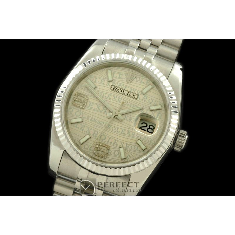 RDJMS00031A SS/SS JUB Silver Asian 2836 - Real Diamonds