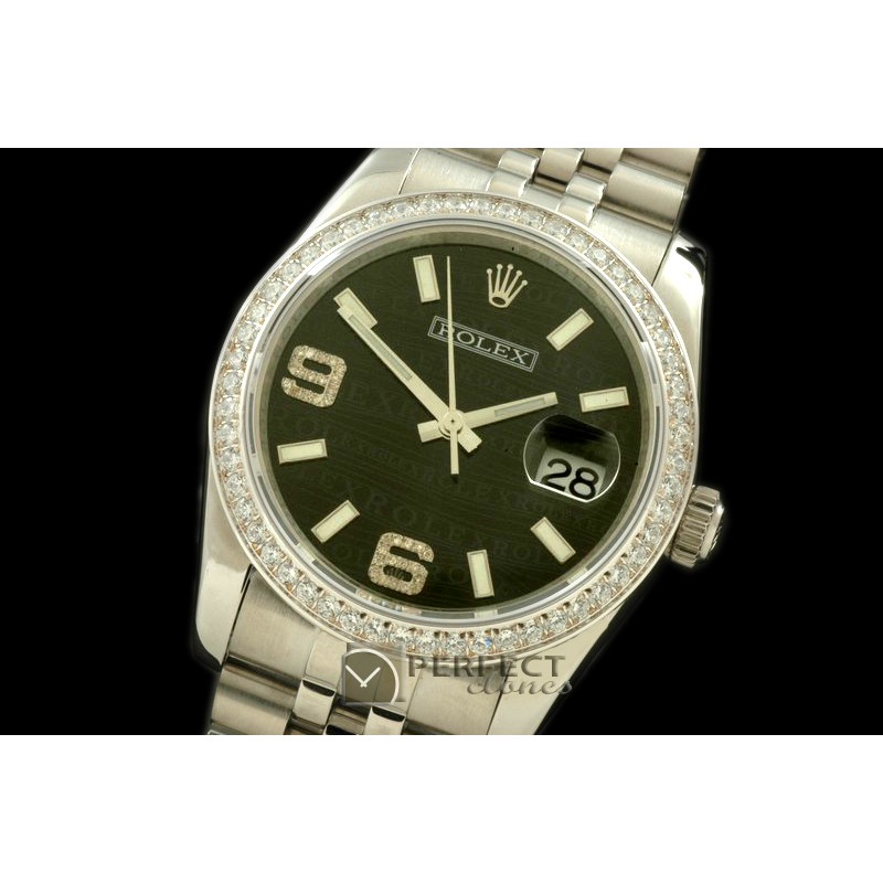 RDJMS00075D SS/SS JUB Black Asian 2813 - Real Diamonds