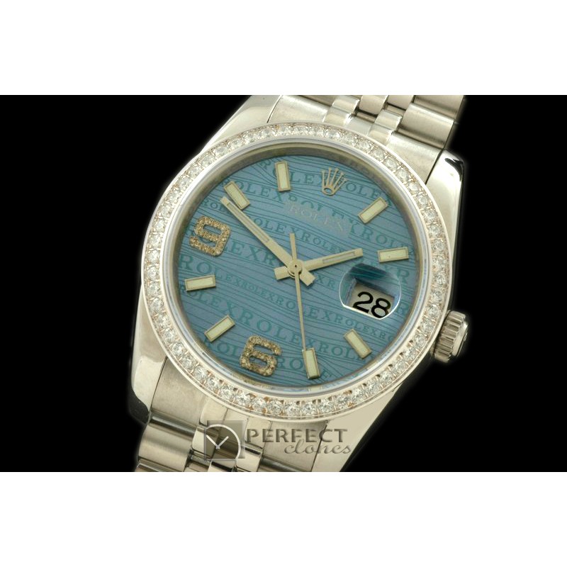 RDJMS00032AD SS/SS JUB Blue Asian 2836 - Real Diamonds