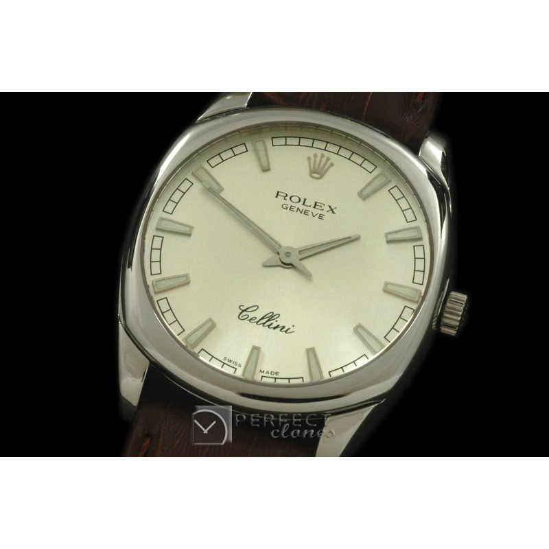 RLCD00104 Cellini Danos Men SS/LE Silver Swiss Quartz