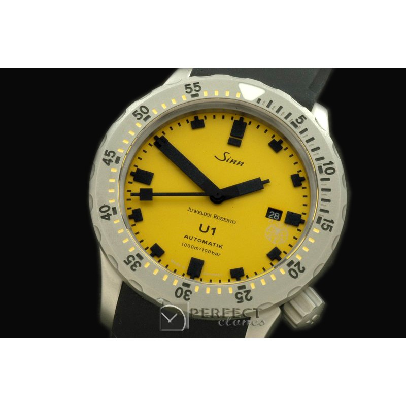 SI01102 U1 JR Limited Ed Automatic SS/RU Ylw Asian 2813