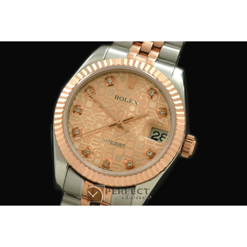 RDJmRT10019A SS/RG Jubilee R-Gold Diam Swiss 2688/2355