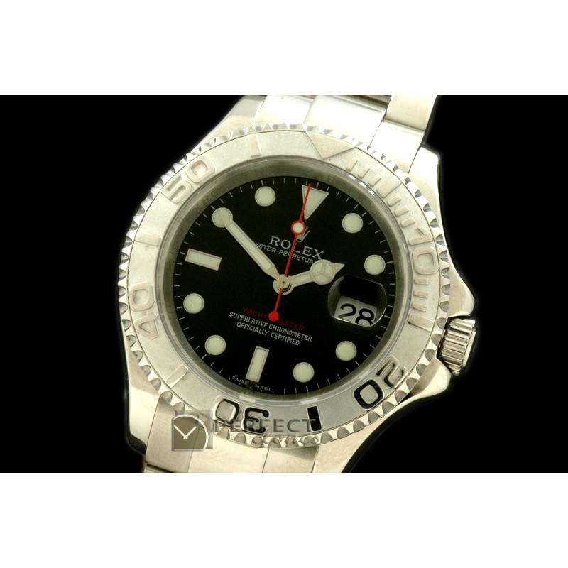 RYMEN00113 Yachtmaster Men SS Black Asia 2813 25J 28800