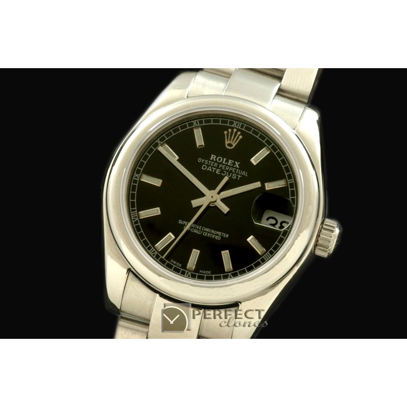 RDJmS30023A SS Oyster Black Sticks Swiss 2688/2355