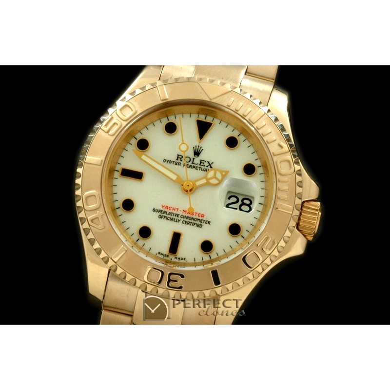 RYMENF00111 Yachtmaster Men FG White Asia 2813 25J 28800