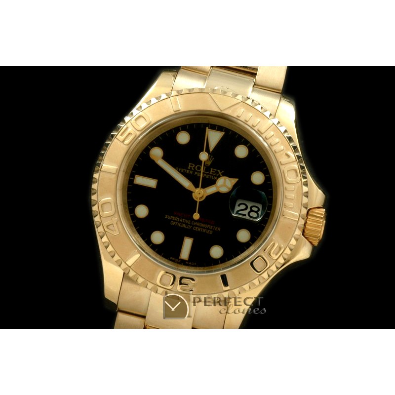 RYMENF00112 Yachtmaster Men FG Black Asia 2813 25J 28800