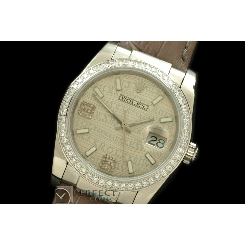 RDJMS00081D SS/LE Champagne Asian 2813 2880Real Diamonds