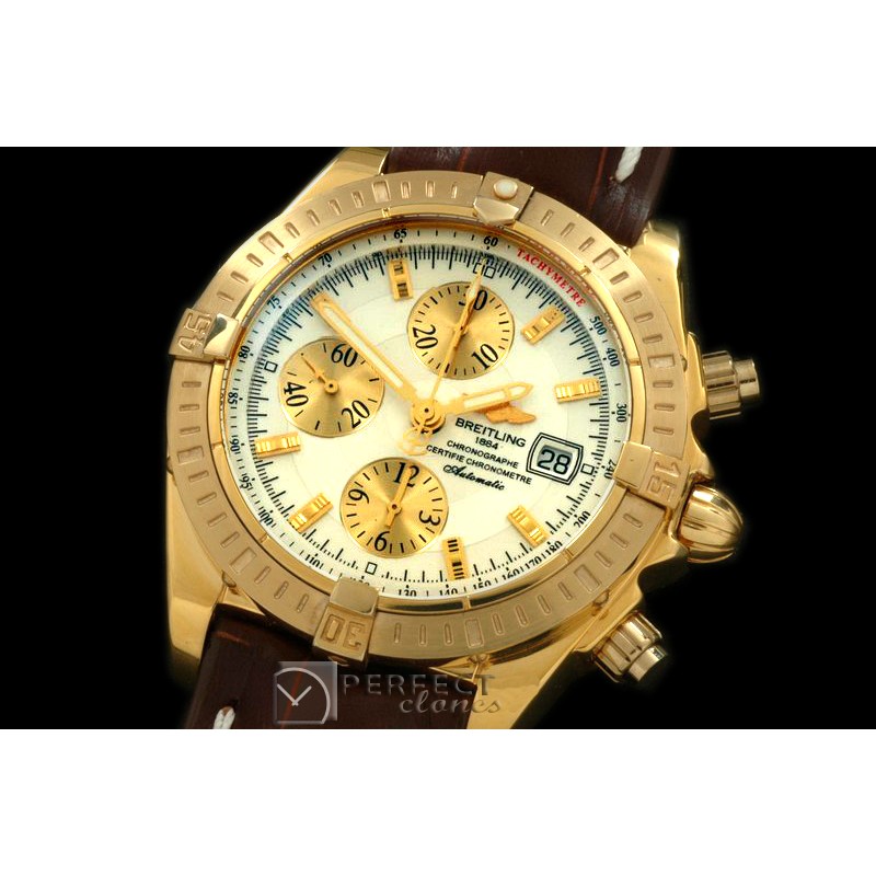 BLEV00301L Chronomat Evo YG/LE White Sticks A-77528800