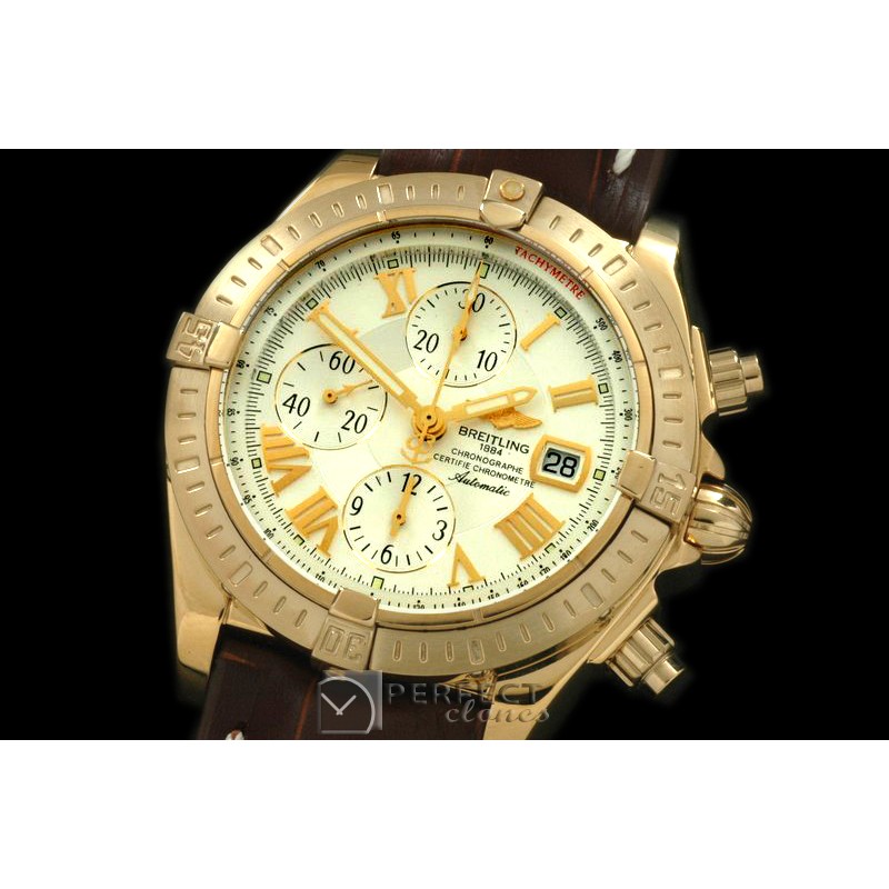 BLEV00321L Chronomat Evo YG/LE White Roman A-77528800