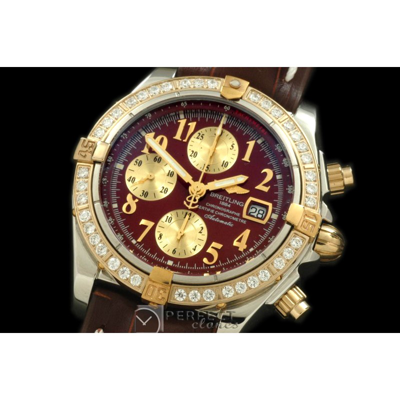 BLEVB00215L Chronomat Evo SS/LE Brown Num A-77528800