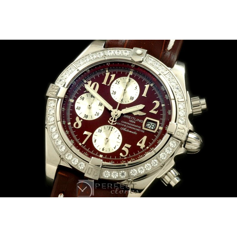 BLEVB10015L Chronomat Evo SS/LE Brown Num A-77528800