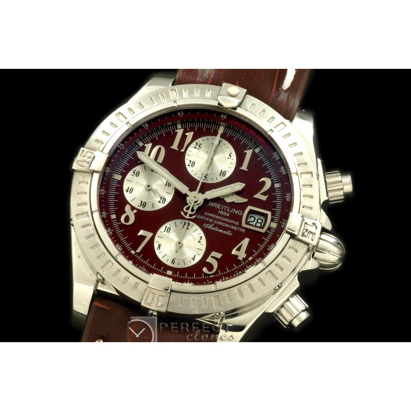 BLEV00115L Chronomat Evo SS/LE Brown Num A-77528800