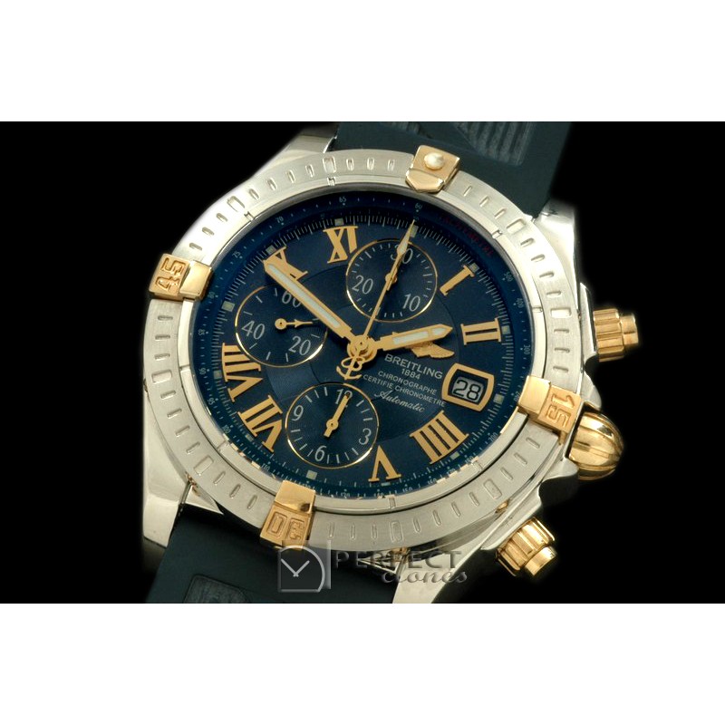 BLEV00223R Chronomat Evo SS/YG/RU Blue Roman A-77528800