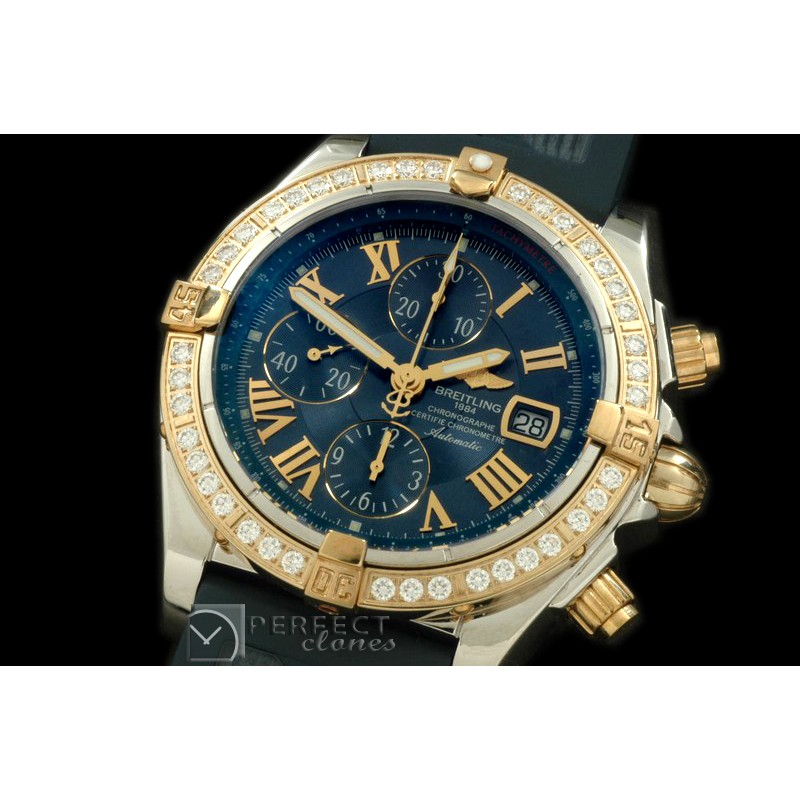BLEVB00223R Chronomat Evo SS/RU Blue Roman A-77528800