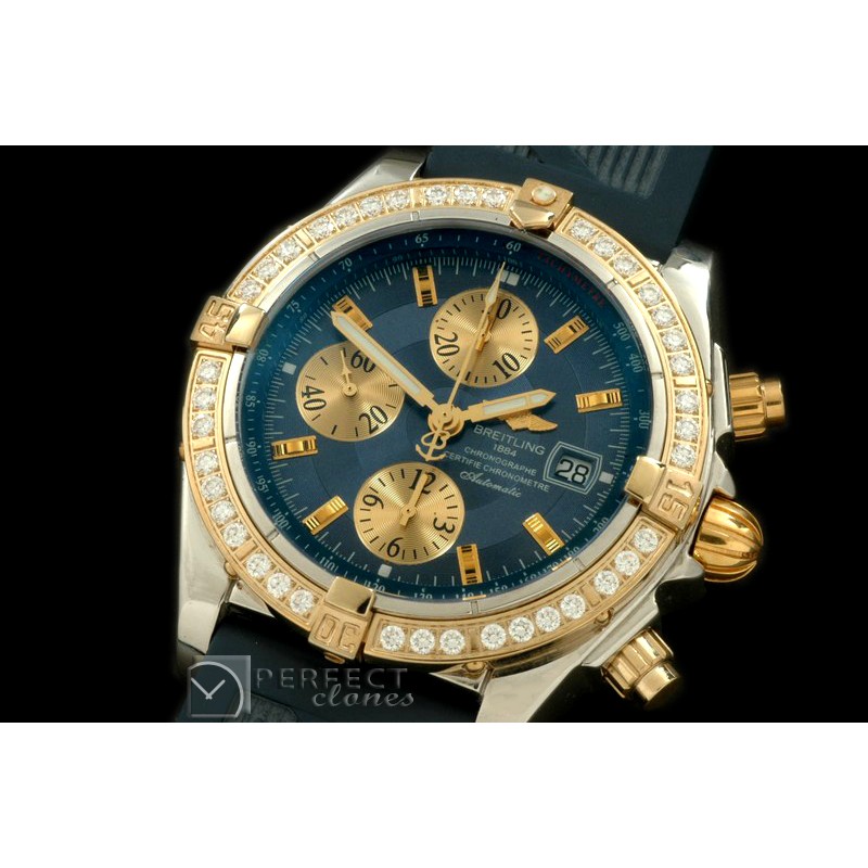 BLEVB00203R Chronomat Evo SS/RU Blue Sticks A-77528800