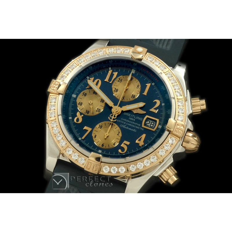 BLEVB00213R Chronomat Evo SS/RU Blue Num A-77528800