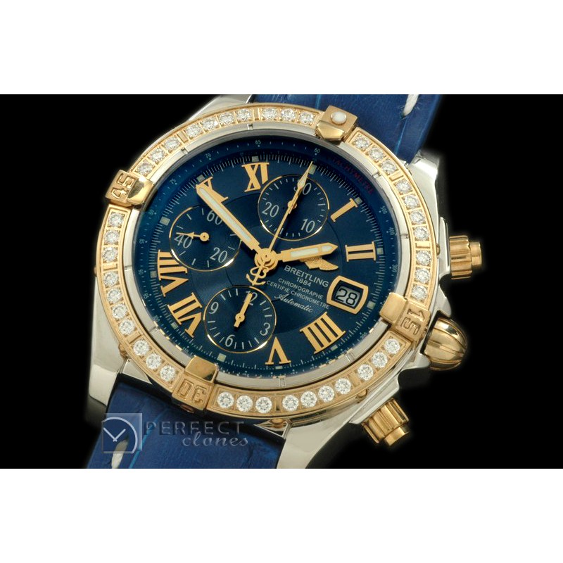 BLEVB00223L Chronomat Evo SS/LE Blue Roman A-77528800