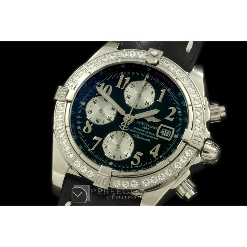 BLEVB10012L Chronomat Evo SS/LE Black Num A-77528800
