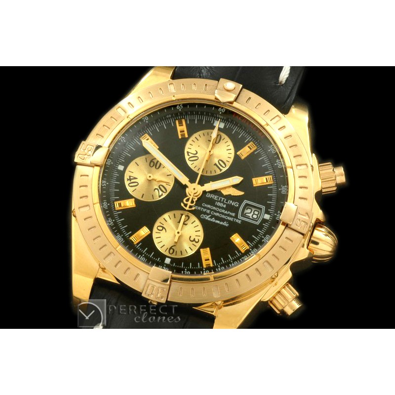 BLEV00302L Chronomat Evo YG/LE Black Sticks A-77528800