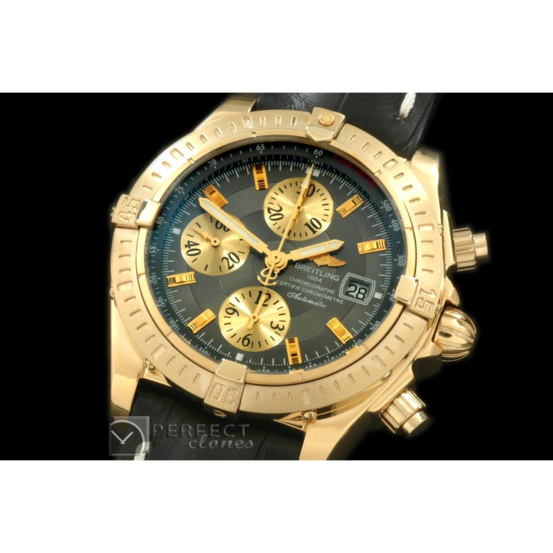BLEV00304L Chronomat Evo YG/LE Grey Sticks A-77528800