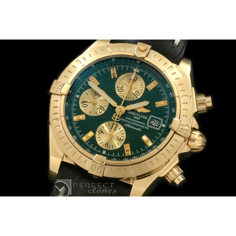 BLEV00306L Chronomat Evo YG/LE Green Sticks A-77528800