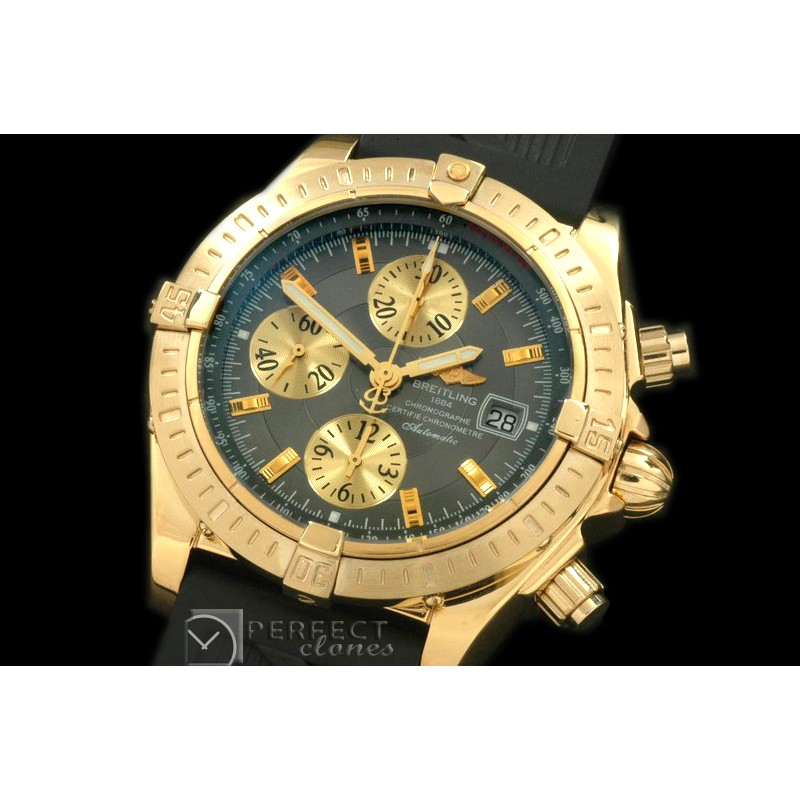 BLEV00304R Chronomat Evo YG/RU Grey Sticks A-77528800