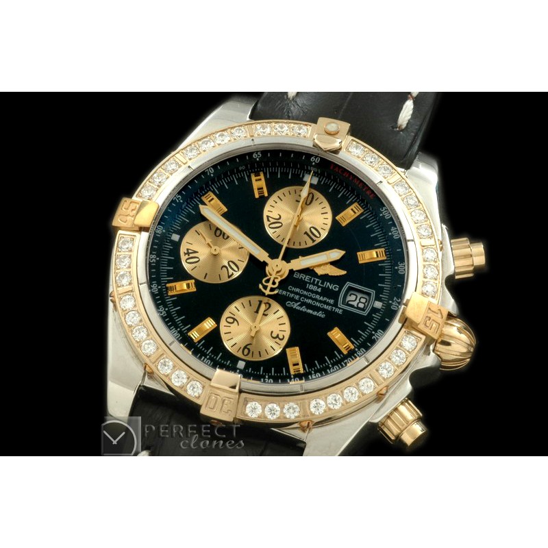 BLEVB00202L Chronomat Evo SS/LE Black Sticks A-77528800