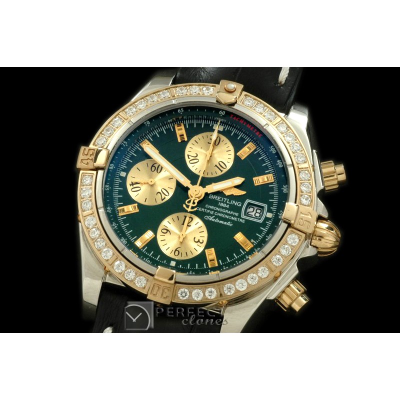 BLEVB00206L Chronomat Evo SS/LE Green Sticks A-77528800