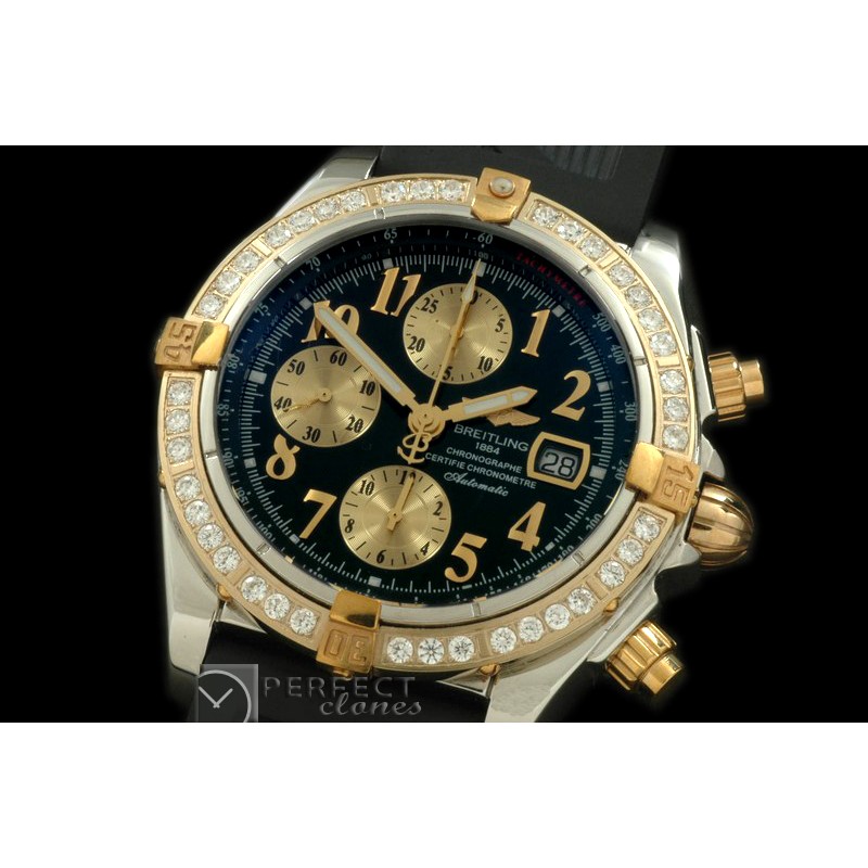 BLEVB00212R Chronomat Evo SS/RU Black Num A-77528800