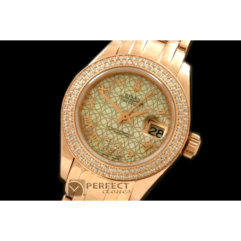 RLMPLF07056 2013 Diam Bez RG P-White Graffiti Swiss Eta 2671-