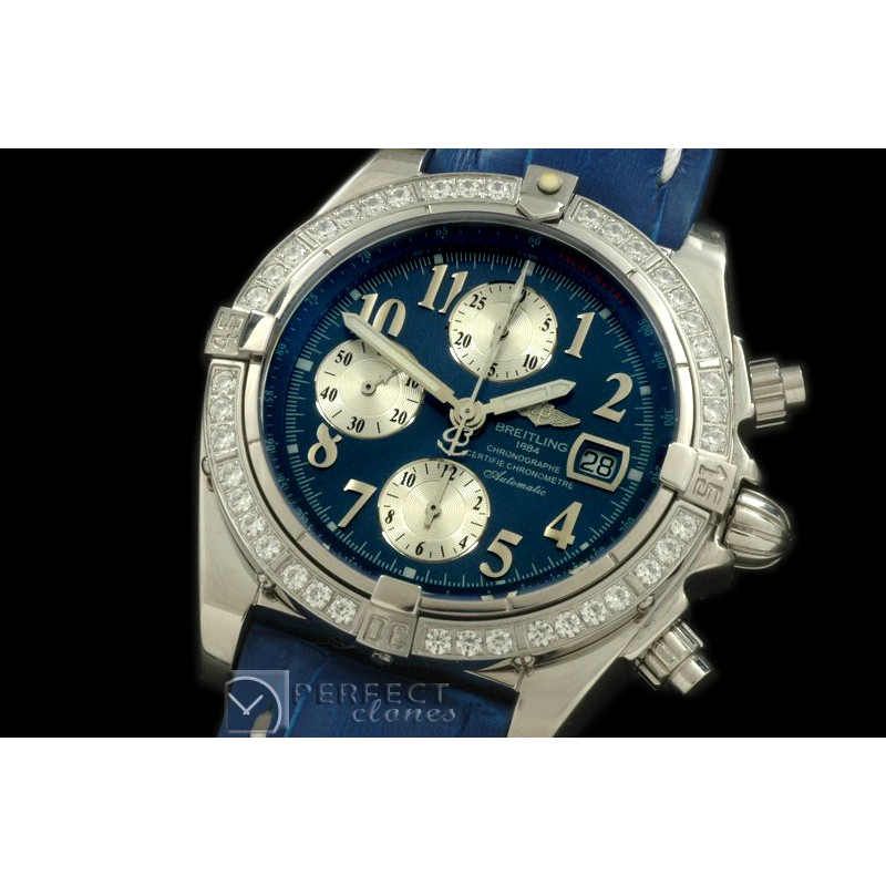 BLEVB10013L Chronomat Evo SS/LE Blue Num A-77528800