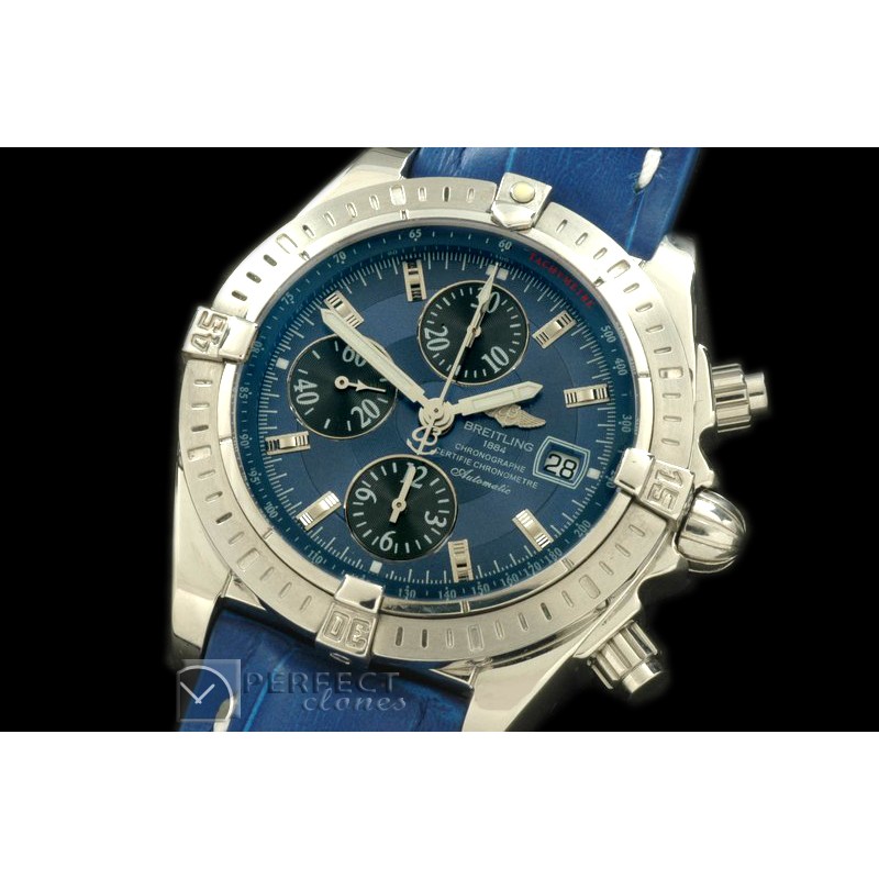 BLEV00103L Chronomat Evo SS/LE Blue Sticks A-77528800