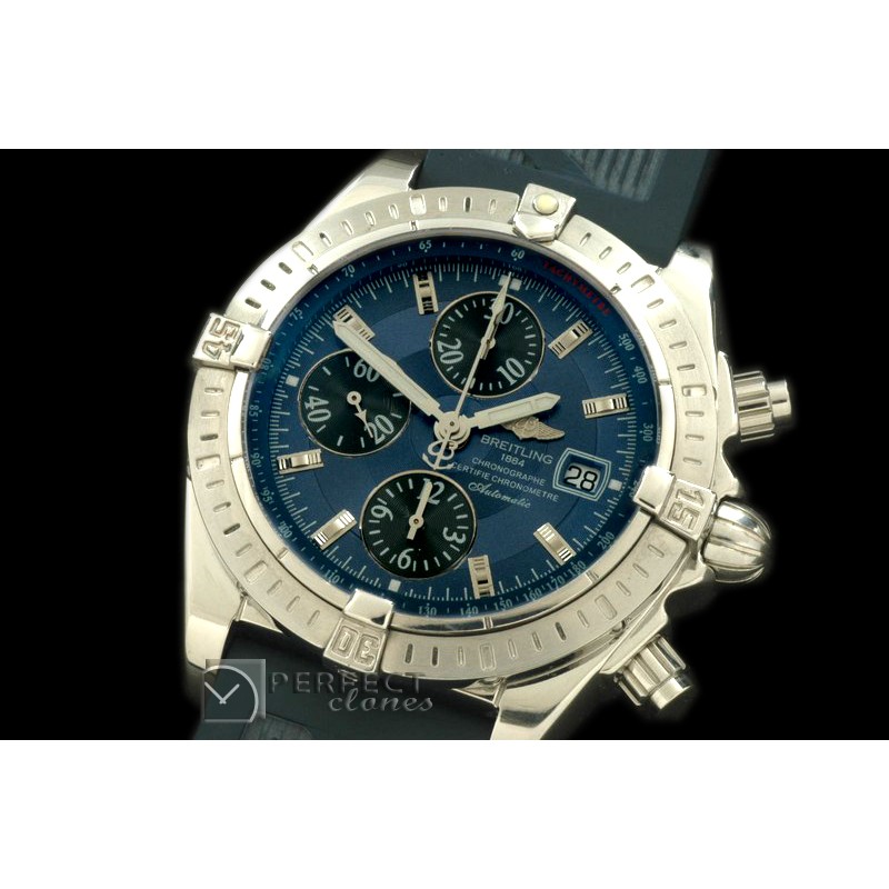 BLEV00103R Chronomat Evo SS/RU Blue Sticks A-77528800