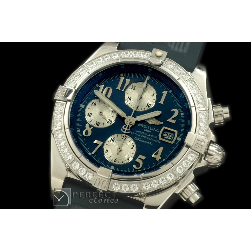 BLEVB10013R Chronomat Evo SS/RU Blue Num A-77528800