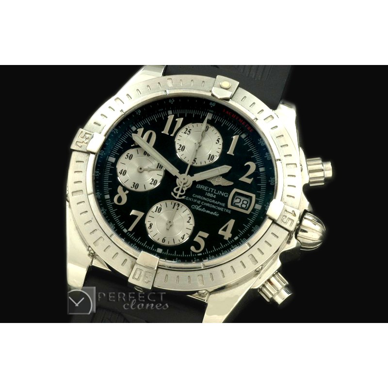 BLEV00112R Chronomat Evo SS/RU Black Num A-77528800
