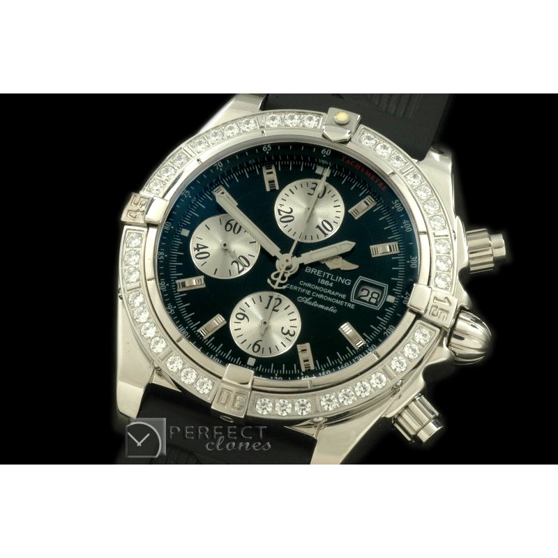 BLEVB10002R Chronomat Evo SS/LE Black Sticks A-77528800
