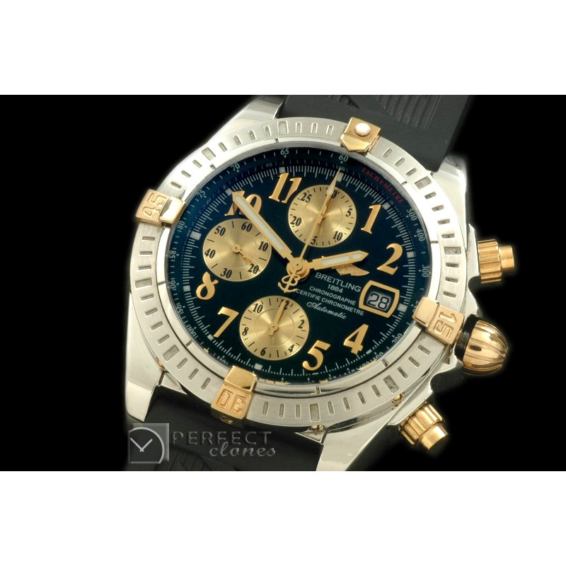 BLEV00212R Chronomat Evo SS/YG/RU Black Num A-77528800
